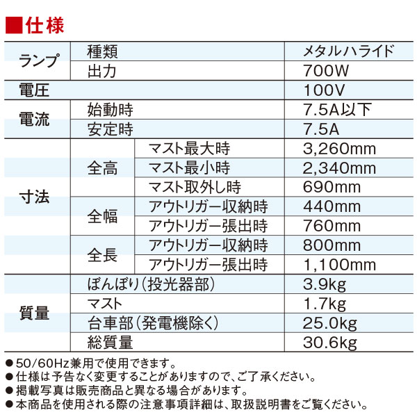 メイホー MEIHO LED サニーライト ぼんぼり君(台車タイプ) WBR-36  商品詳細 05