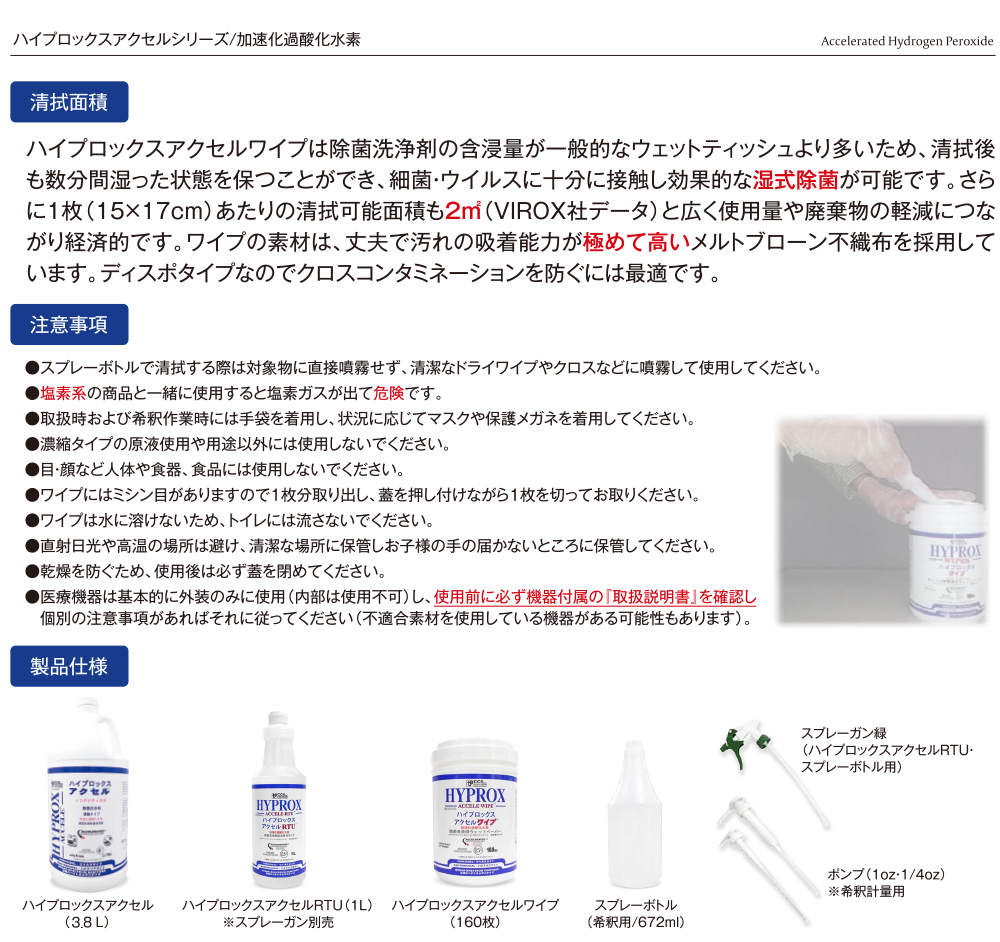 バイロックス ハイプロックスアクセル[3.8L×4本] - 6％加速化過酸化