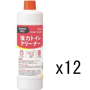 画像1: サラヤ 強力トイレクリーナー [550mL ×12] - 洗浄・除菌剤 (1)