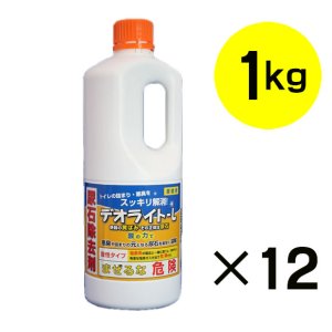 画像1: 和協産業 デオライトL[1kg×12]- トイレ尿石・スケール除去剤 (1)