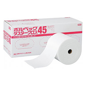 ポルベックダスタークロス45[390枚(130枚×3ロール)]-ダスターモップ