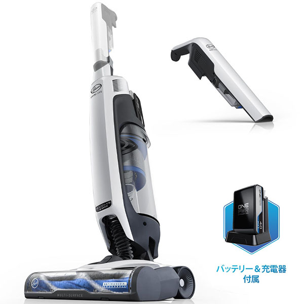 Hoover エボルブ イン 1(バッテリー・充電器付属) コードレスアップライト型クリーナー【代引不可・個人宅配送不可】-掃除機