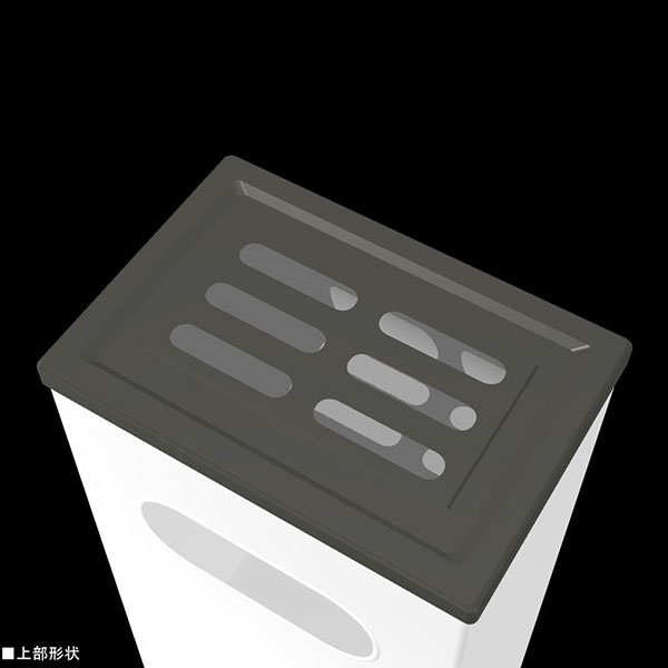 ミヅシマ工業 クリンスモーキング MS101 [2.8L] 灰皿と屑入の統合【代引不可・個人宅配送不可・#直送1000円】-灰皿（スモーキング