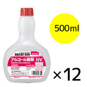 サラヤ SMART SAN アルペットNV[500mL×12] - 食品添加物アルコール製剤