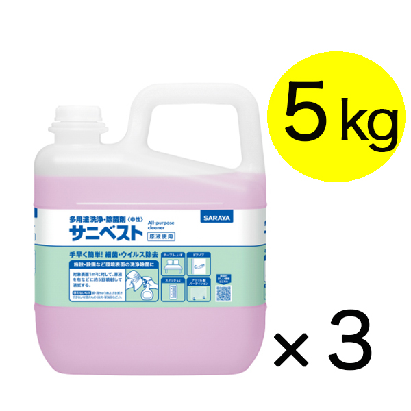 サラヤ 洗浄・除菌剤 サニパスター 5Kg 逞しい 31784