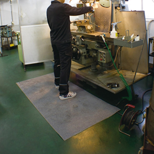テラモト 吸油マットGYランナー 広範囲に敷き詰められる ランナータイプ-吸油用マット