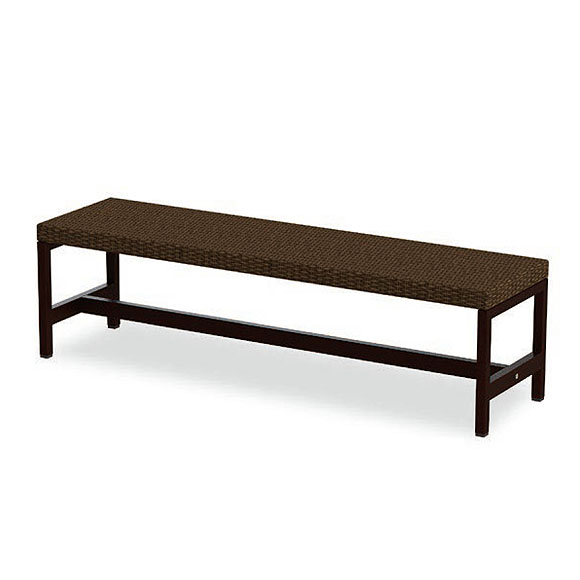 山崎産業 ベンチYB-113L-PE1500(背なし) - 人工ラタンを使用したソフト  