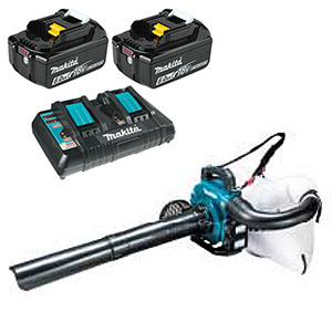 マキタ 充電式ブロワ MUB363DG2V - バッテリBL1860B×2・充電器DC18RD付 